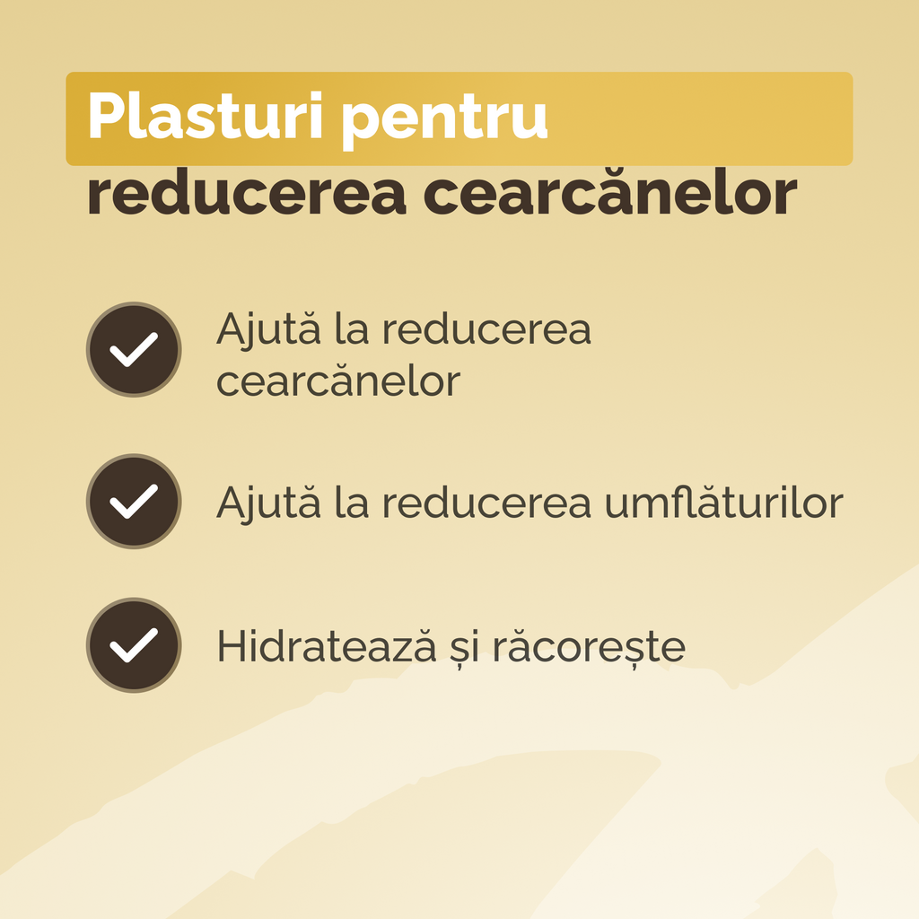 Patch-uri Aurii Pentru Ochi Umflați și Cearcăne