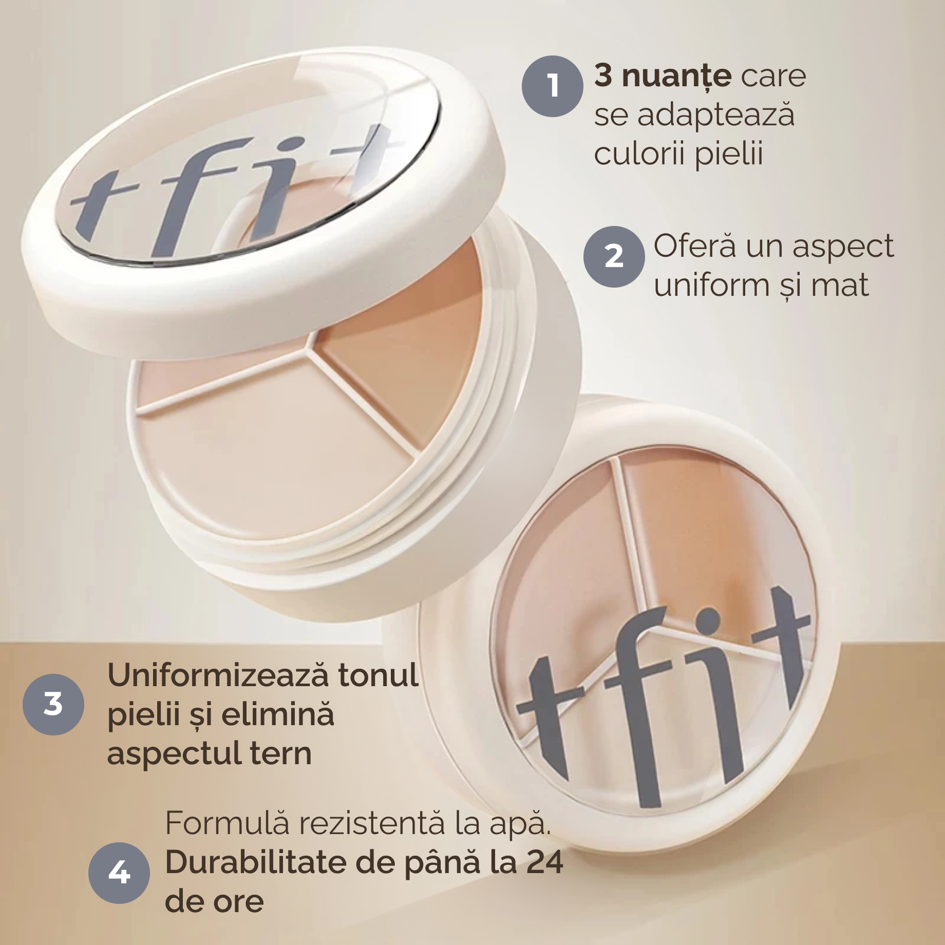 Corector cu Textură Fină și Cremață