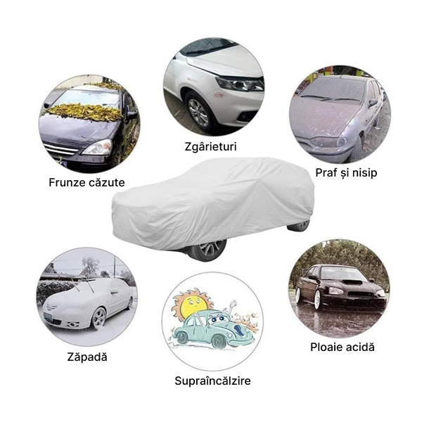 Husă Auto Premium Gri