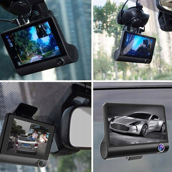 Sistem Cameră Auto 3-in-1 FullHD cu Cameră Spate