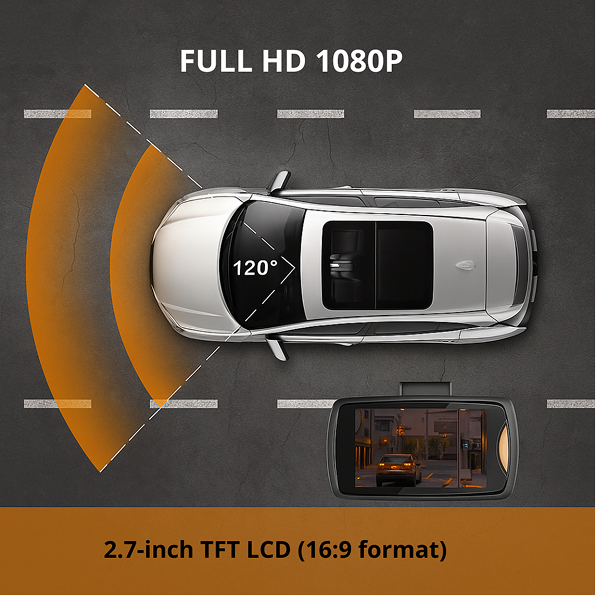 Cameră Auto FHD cu Night Vision IR