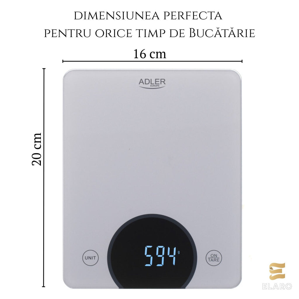Cântar de bucătărie Adler 1 g - 10 kg