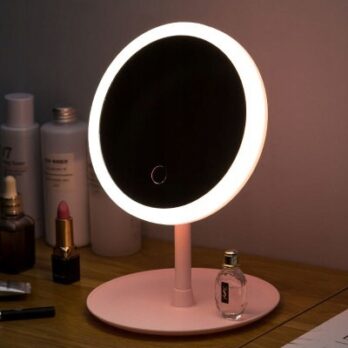 Oglindă cosmetică cu lumină LED - 3 nuanțe